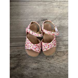 44 - Cat & Jack - Pink Floral Sandal - Toddler Size 6C